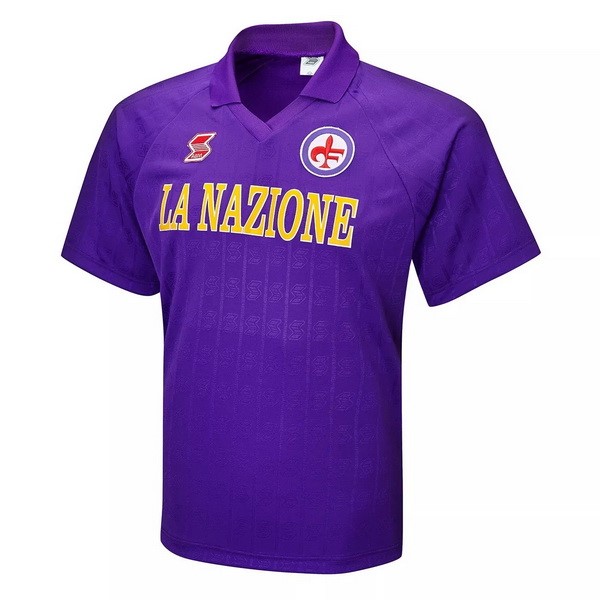 Maillot Football Fiorentina Domicile Retro 1989 1991 Purpura